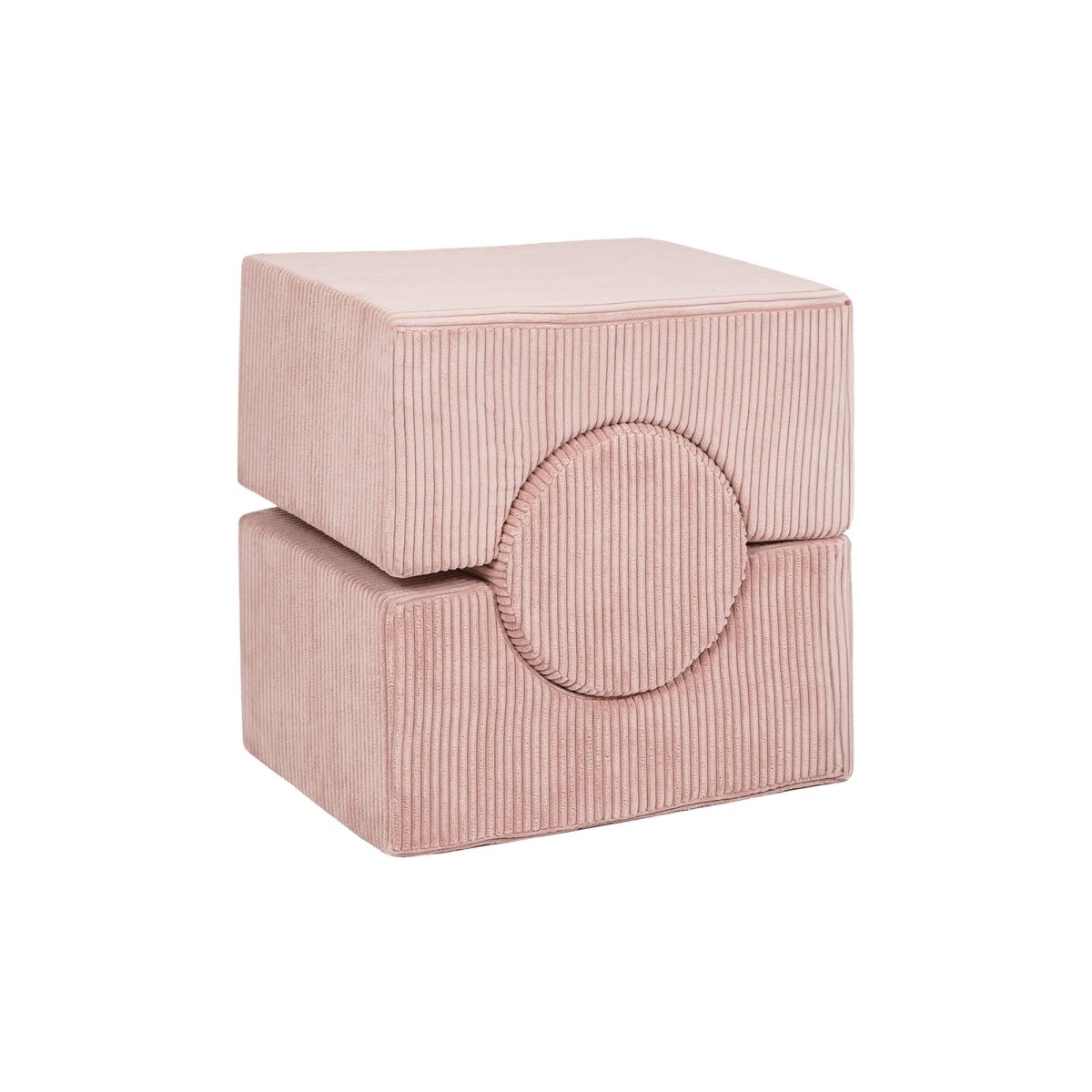 Foam Shape Set for Kids, 3 Pieces - Velvet Corduroy (Powder Pink) - Tiny Tugz™