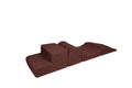 Foam Shape Set for Kids, 4 Pieces - Bearly Corduroy (Brown) - Tiny Tugz™