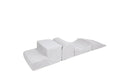 Foam Shape Set for Kids, 4 Pieces - Bearly Corduroy (Off White) - Tiny Tugz™