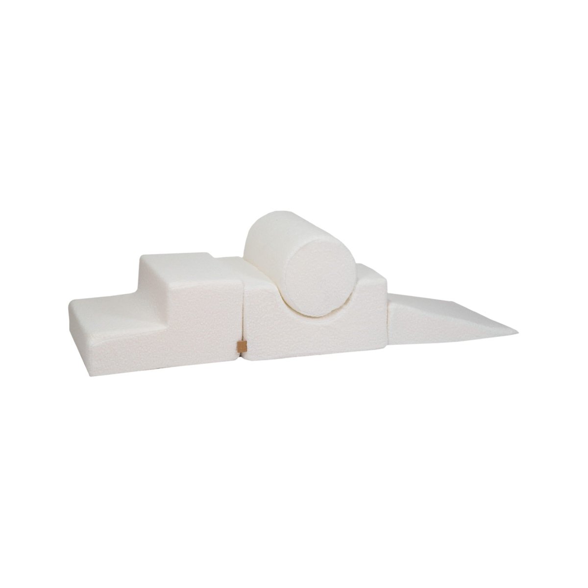 Foam Shape Set for Kids, 4 Pieces - Bouclé (White) - Tiny Tugz™