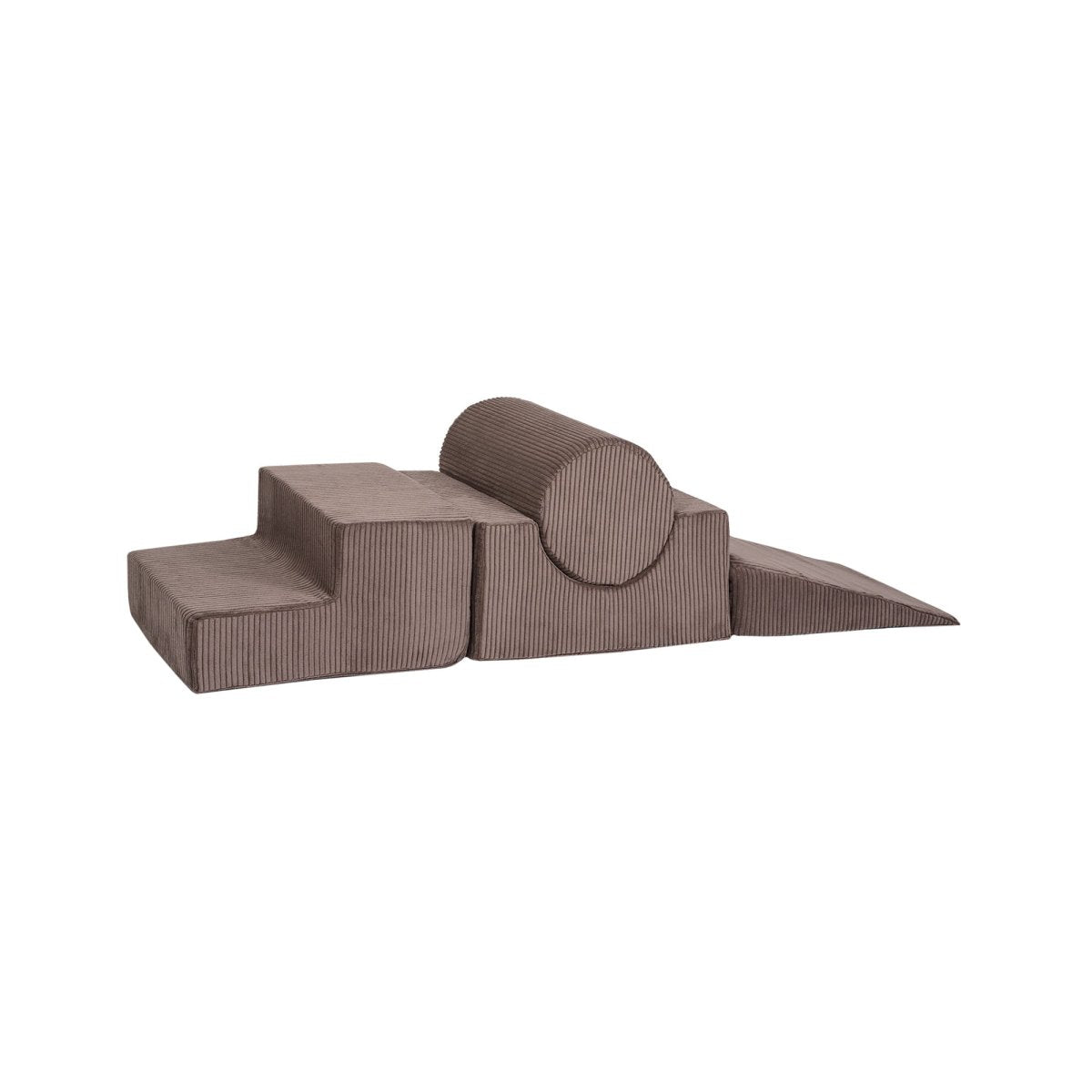 Foam Shape Set for Kids, 4 Pieces - Velvet Corduroy (Brown) - Tiny Tugz™