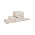 Foam Shape Set for Kids, 5 Pieces - Velvet Corduroy (Ecru) - Tiny Tugz™