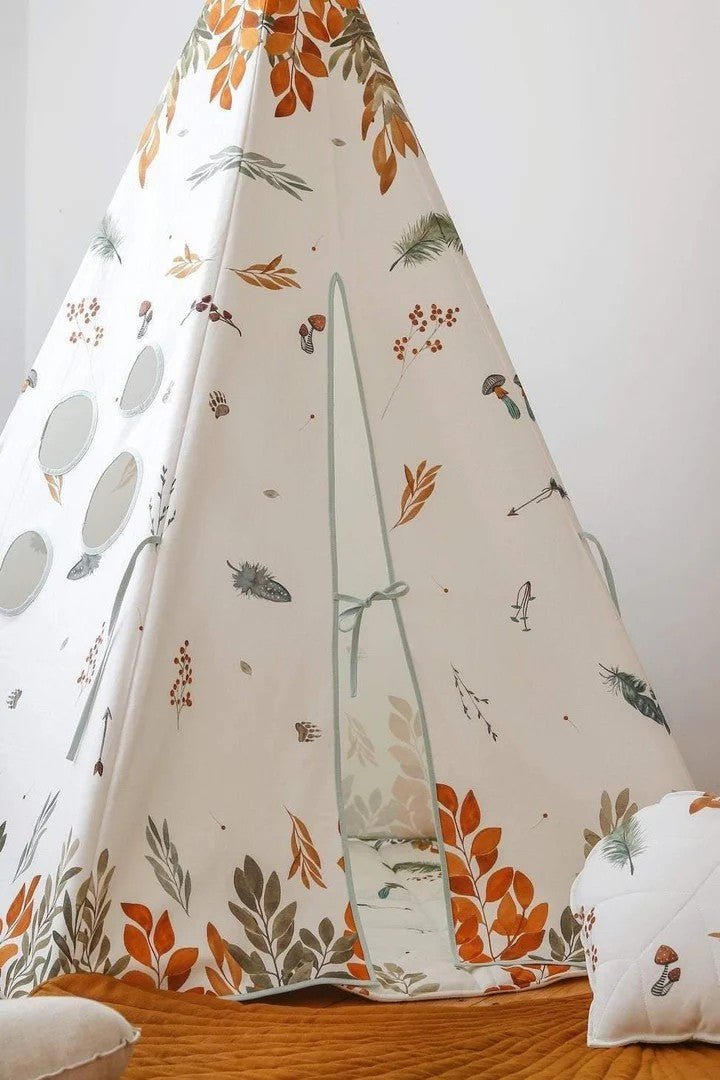 Forrest Friends Cotton Teepee Tent for Kids & Toddlers (3y+) - Tiny Tugz™