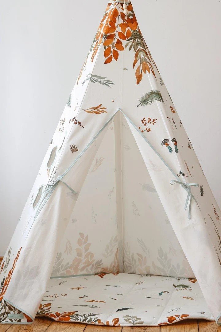 Forrest Friends Cotton Teepee Tent for Kids & Toddlers (3y+) - Tiny Tugz™