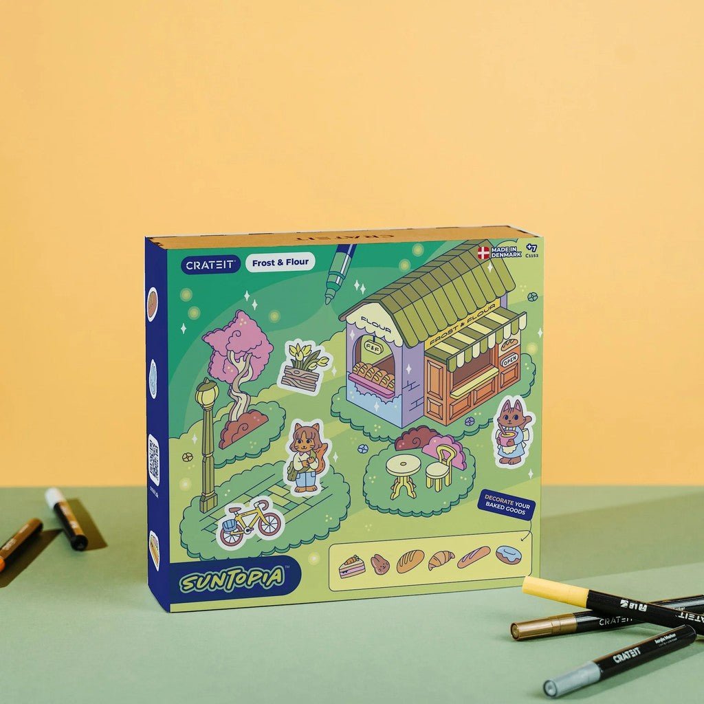 Frost & Flour - Colour-Your-Own Wooden Bakery Play Set - Tiny Tugz™