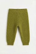 Knitted Merino Wool Baby Pants - Pickle