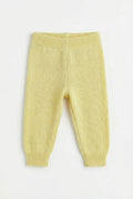 Knitted Merino Wool Baby Pants - Lemonade
