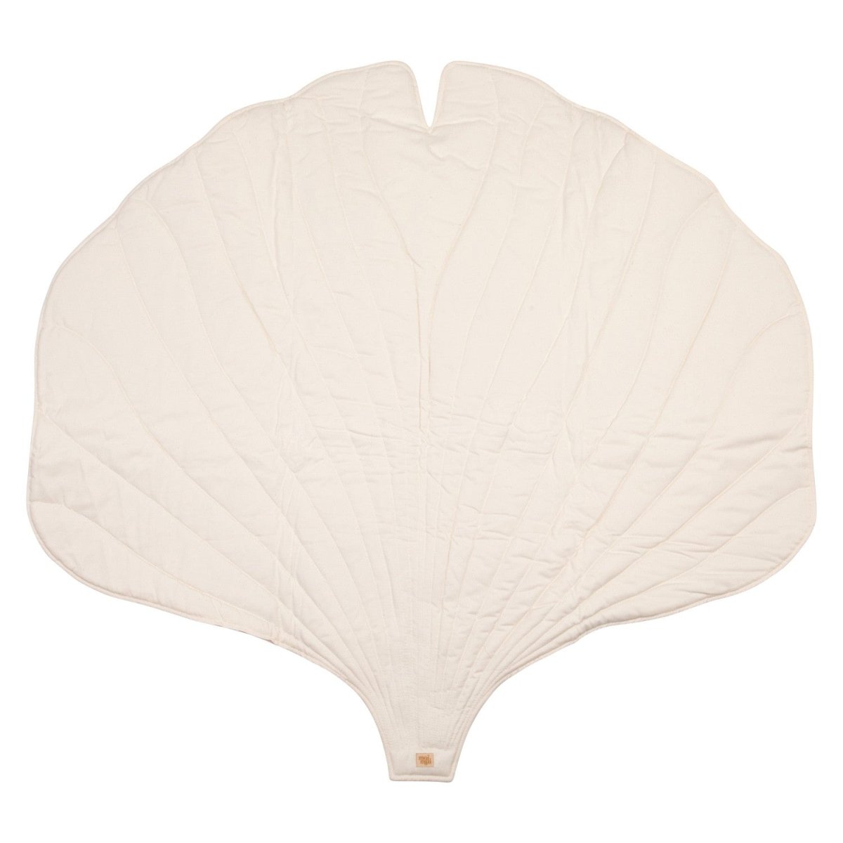 Ginkgo Leaf Play Mat (Mango) – Velvet & Cotton, Handmade - Tiny Tugz™