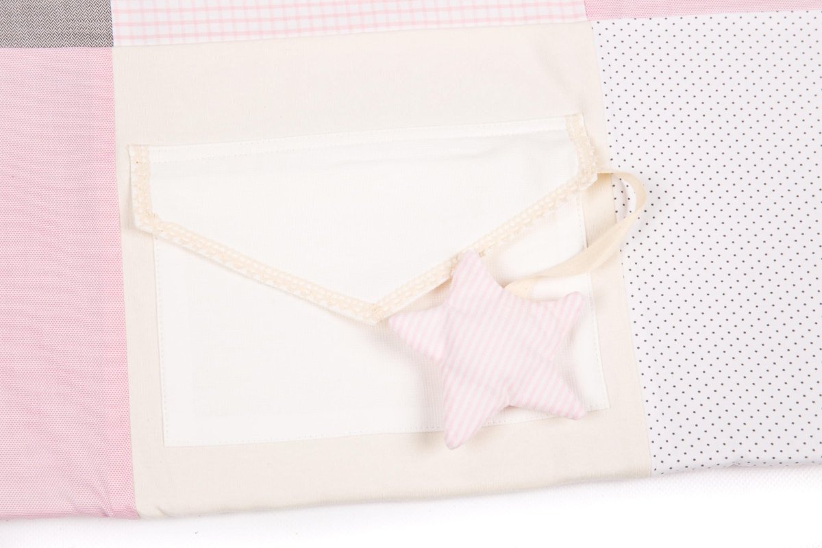 GOTS Organic Activity Mat & Arches 100×100 cm for Babies (0–18m) - Pink - Tiny Tugz™