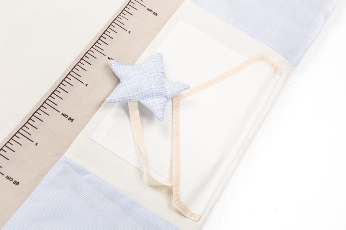 GOTS Organic Activity Mat & Arches 120×120 cm for Babies (0–18m) - Blue - Tiny Tugz™
