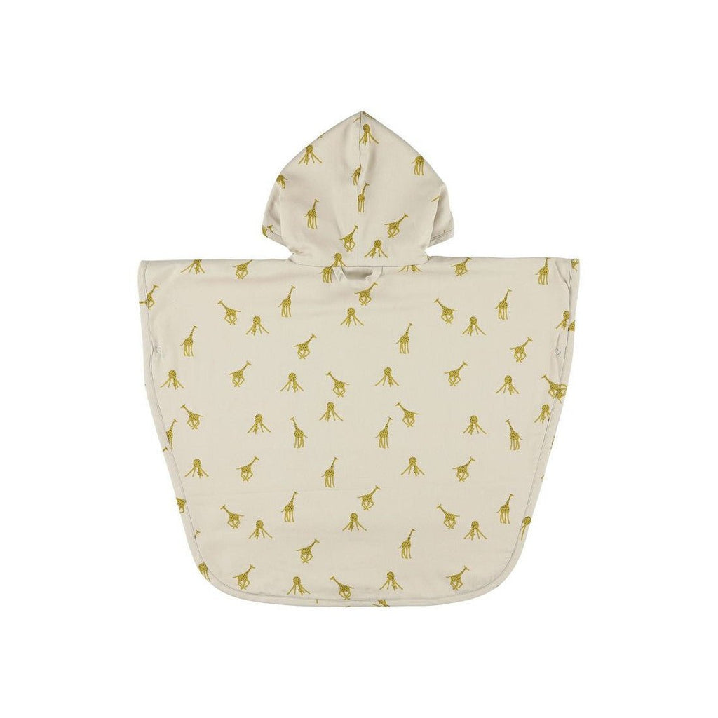 Groovy Giraffe Organic Cotton Kids Hooded Towel Poncho – Ultra-Soft, Absorbent & Sustainable - Tiny Tugz™
