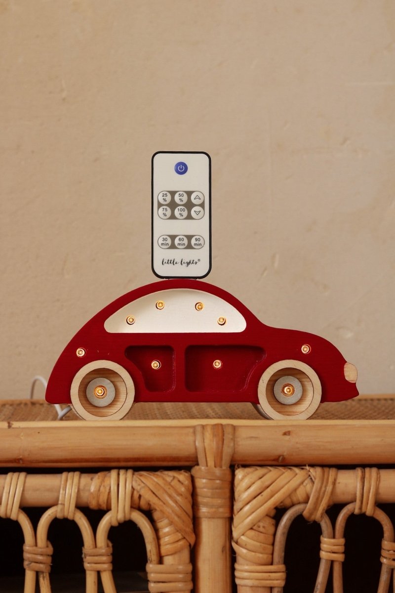 Handmade Mini Wooden Night Light (Beetle Car) - Tiny Tugz™