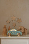 Handmade Mini Wooden Night Light (Beetle Car) - Tiny Tugz™