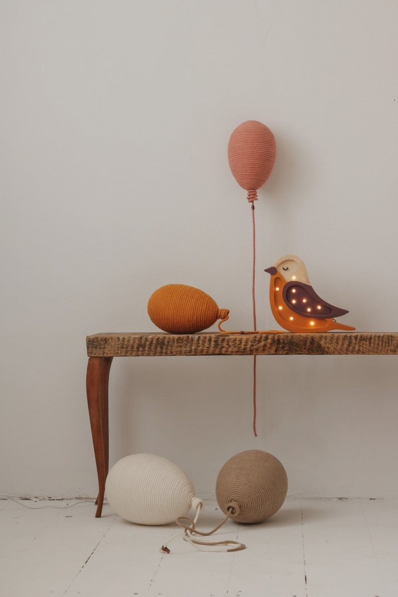 Handmade Mini Wooden Night Light (Bird) - Tiny Tugz™