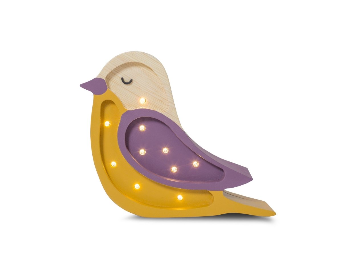 Handmade Mini Wooden Night Light (Bird) - Tiny Tugz™