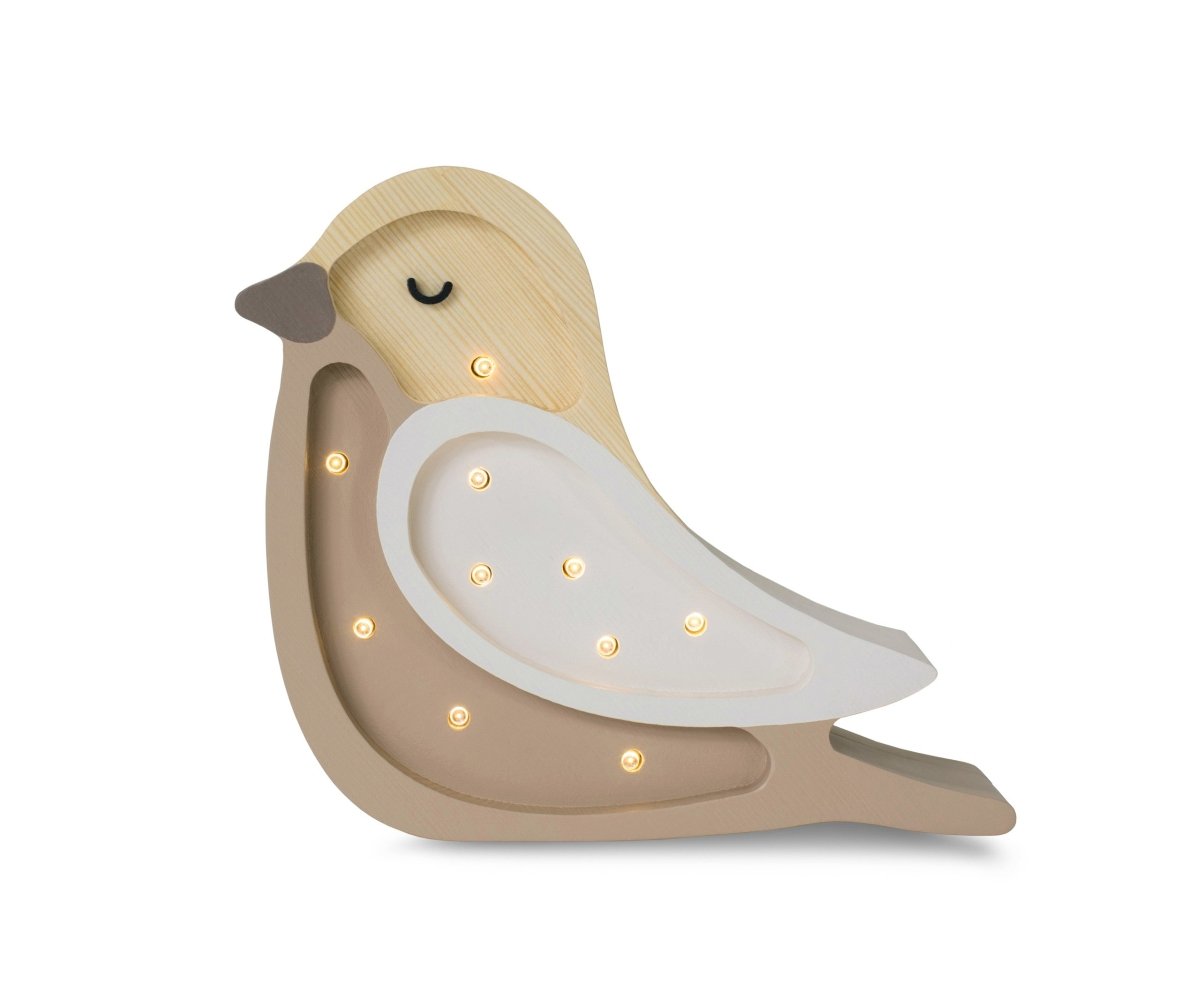 Handmade Mini Wooden Night Light (Bird) - Tiny Tugz™