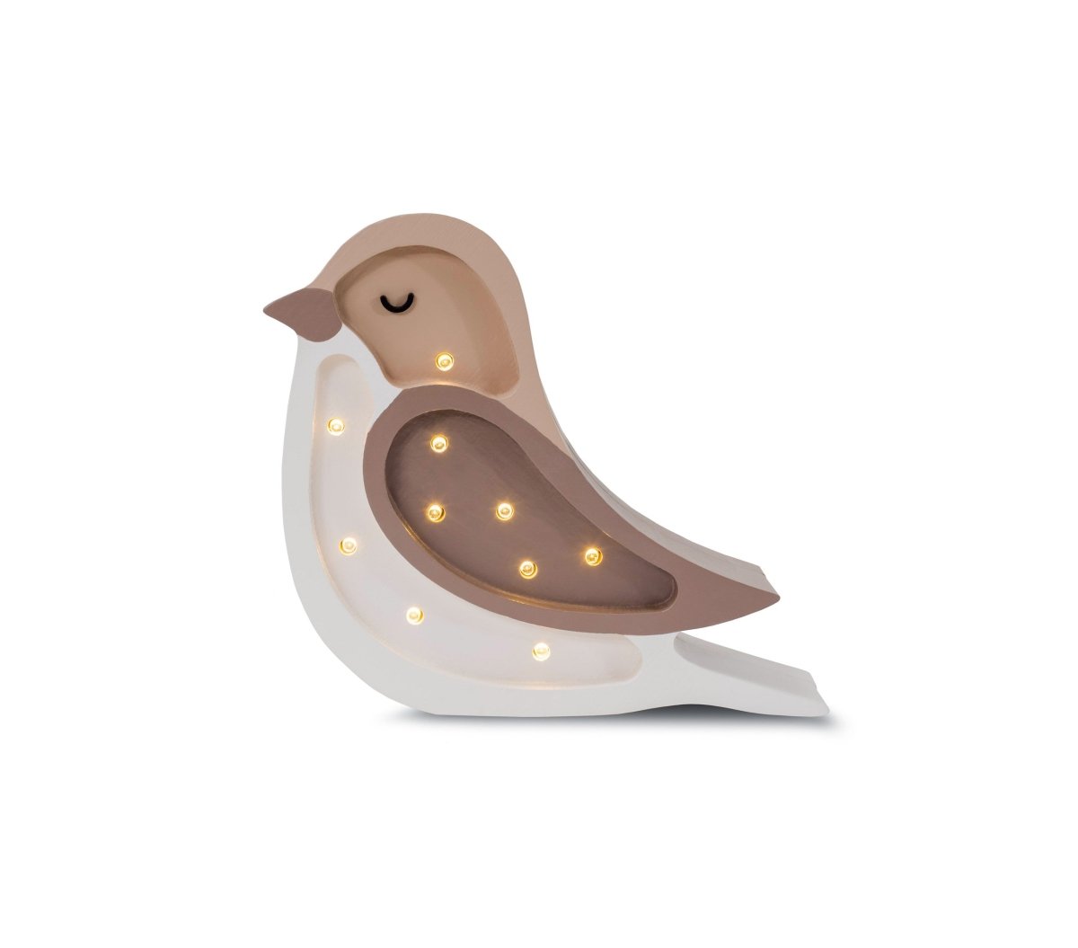 Handmade Mini Wooden Night Light (Bird) - Tiny Tugz™
