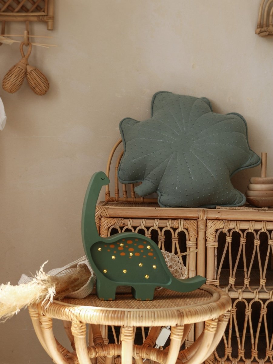 Handmade Mini Wooden Night Light (Dino Diplodocus). - Tiny Tugz™