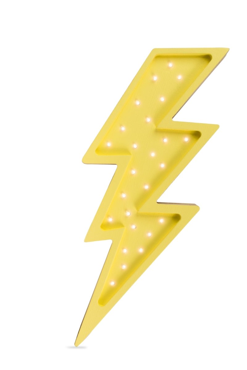 Handmade Wooden Night Light (Bolt) - Tiny Tugz™