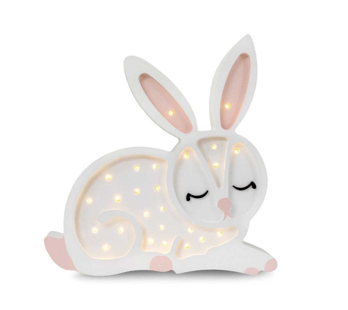 Handmade Wooden Night Light (Bunny) - Tiny Tugz™