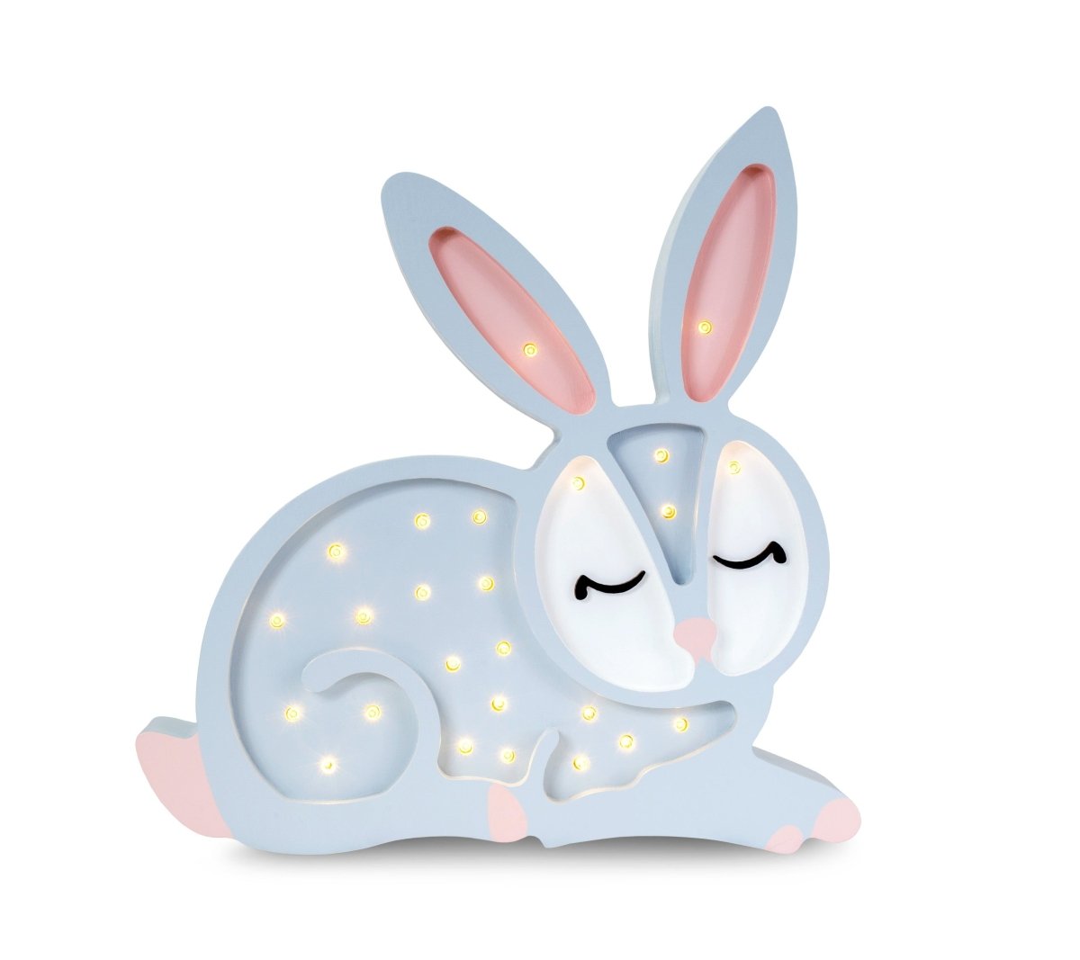 Handmade Wooden Night Light (Bunny) - Tiny Tugz™