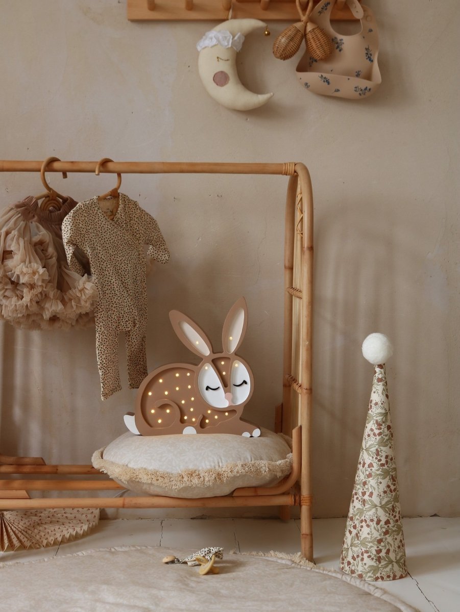 Handmade Wooden Night Light (Bunny) - Tiny Tugz™