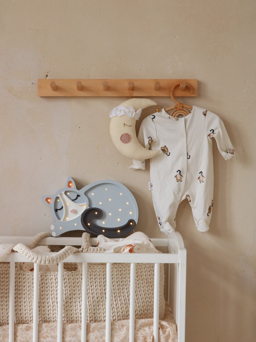Handmade Wooden Night Light (Cat) - Tiny Tugz™
