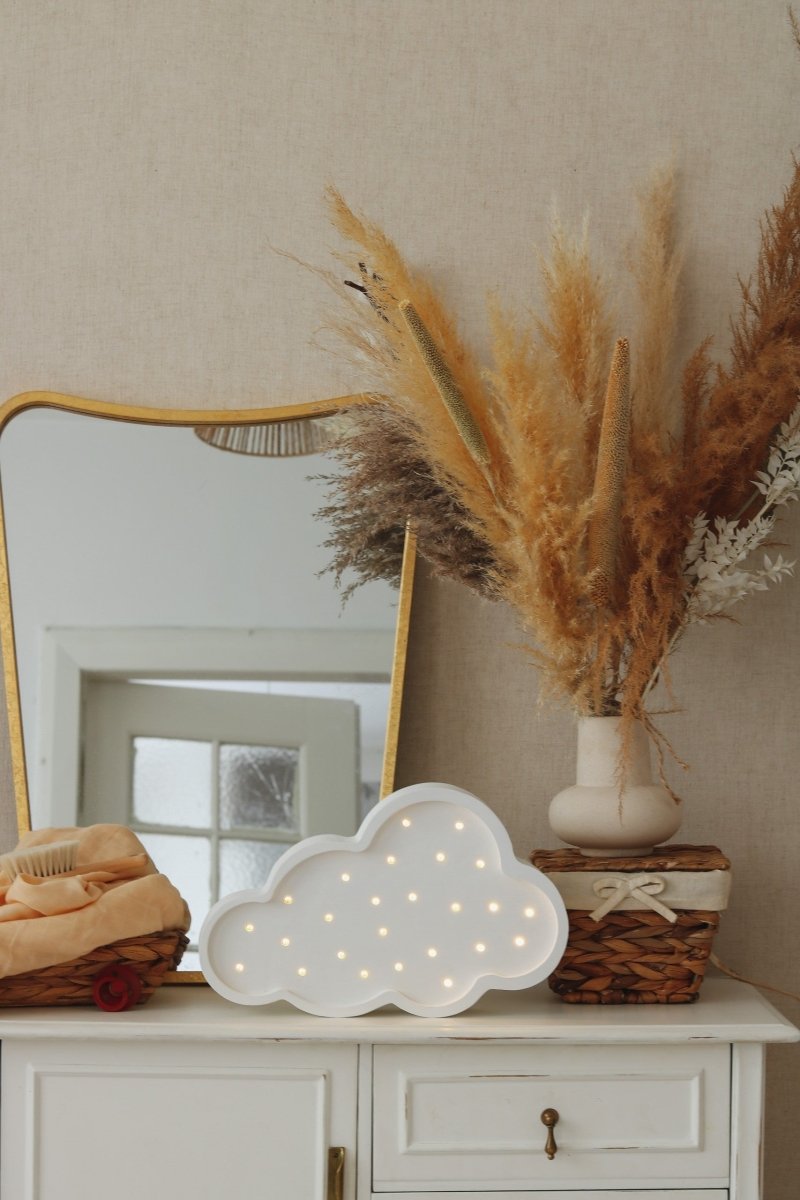 Handmade Wooden Night Light (Cloud) - Tiny Tugz™