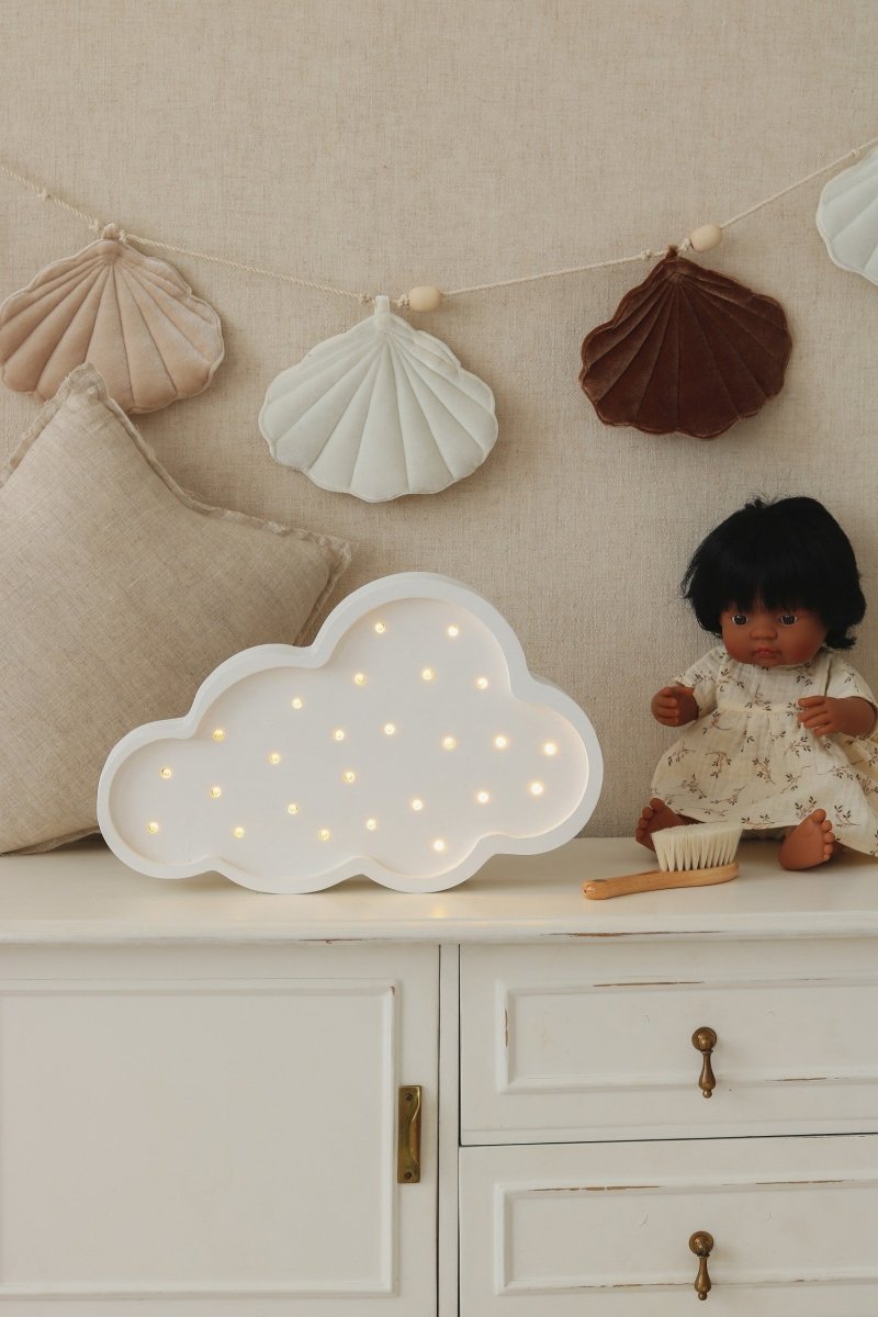 Handmade Wooden Night Light (Cloud) - Tiny Tugz™