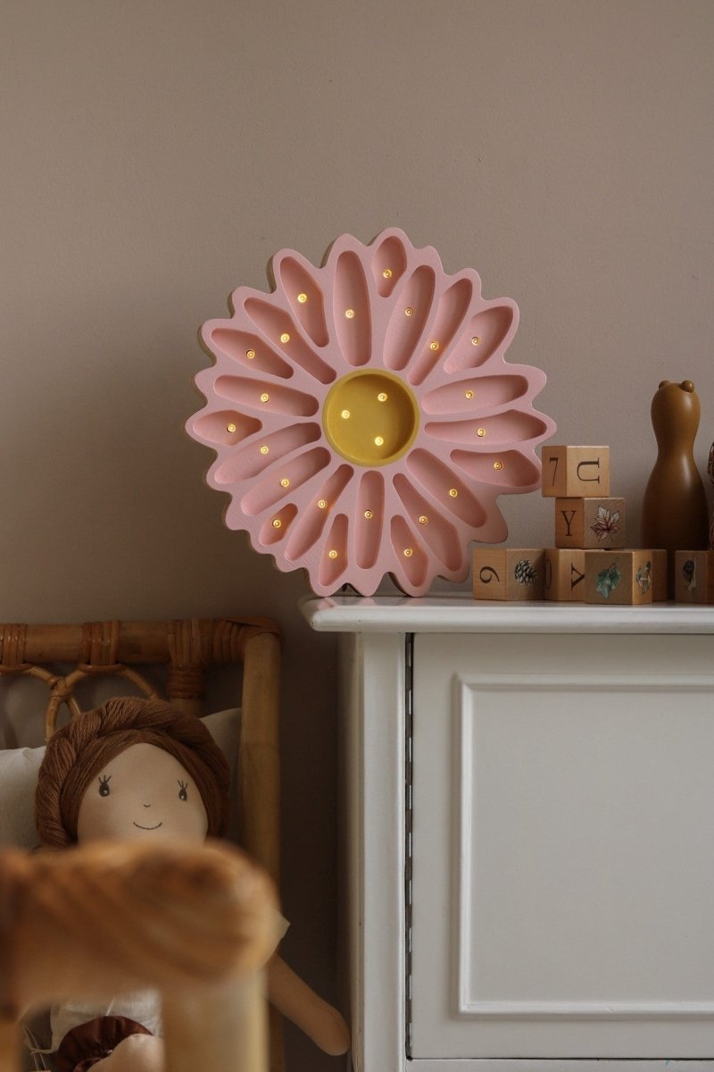 Handmade Wooden Night Light (Daisy) - Tiny Tugz™