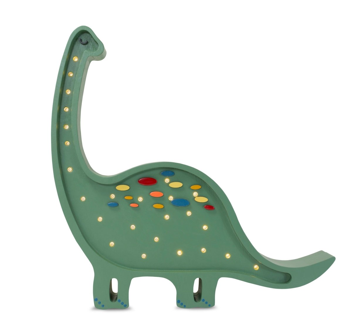 Handmade Wooden Night Light (Dino Diplodocus) - Tiny Tugz™