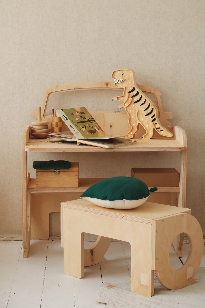 Handmade Wooden Night Light (Dinosaur T-Rex) - Tiny Tugz™