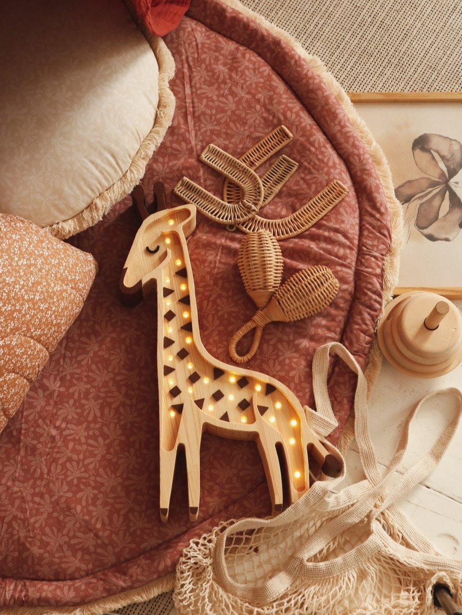 Handmade Wooden Night Light (Giraffe) - Tiny Tugz™
