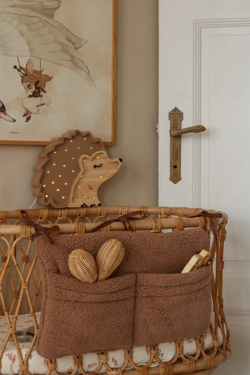 Handmade Wooden Night Light (Hedgehog) - Tiny Tugz™
