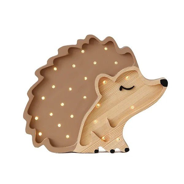 Handmade Wooden Night Light (Hedgehog) - Tiny Tugz™