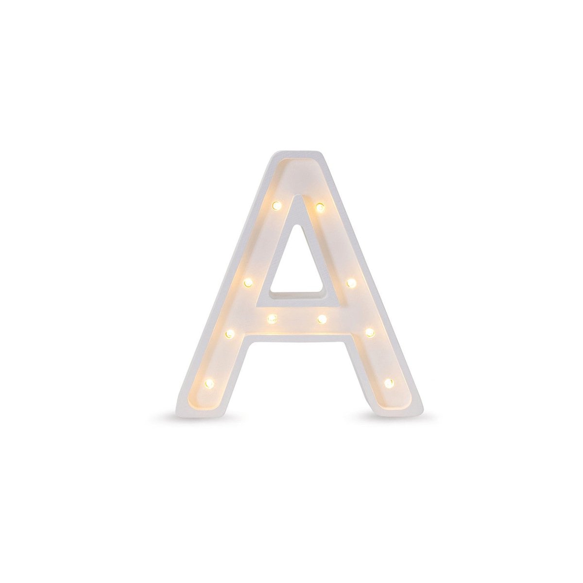 Handmade Wooden Night Light (Letter A) - Tiny Tugz™