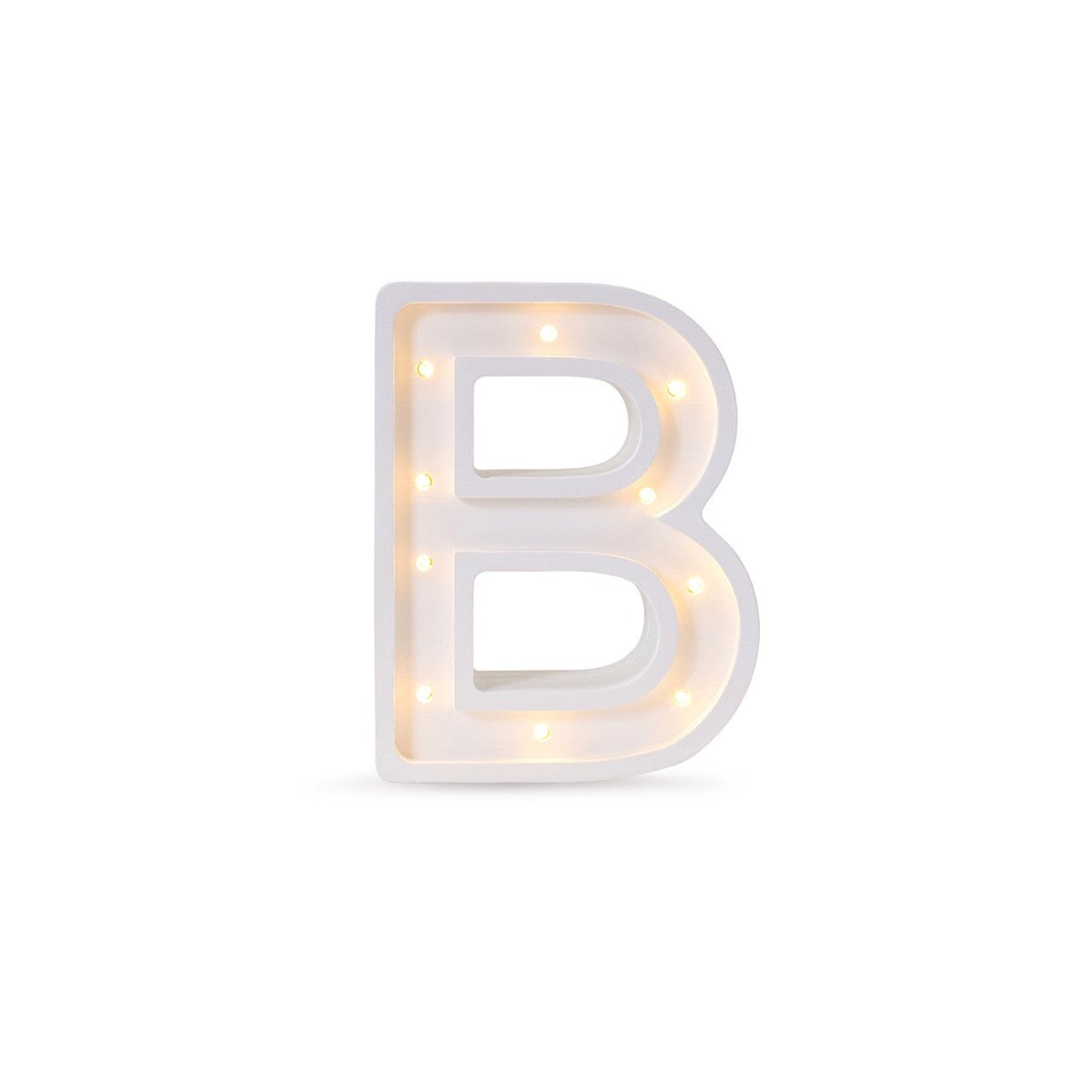 Handmade Wooden Night Light (Letter B) - Tiny Tugz™