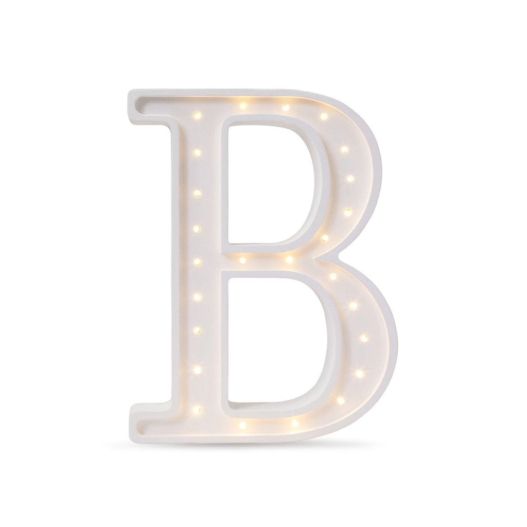 Handmade Wooden Night Light (Letter B) - Tiny Tugz™