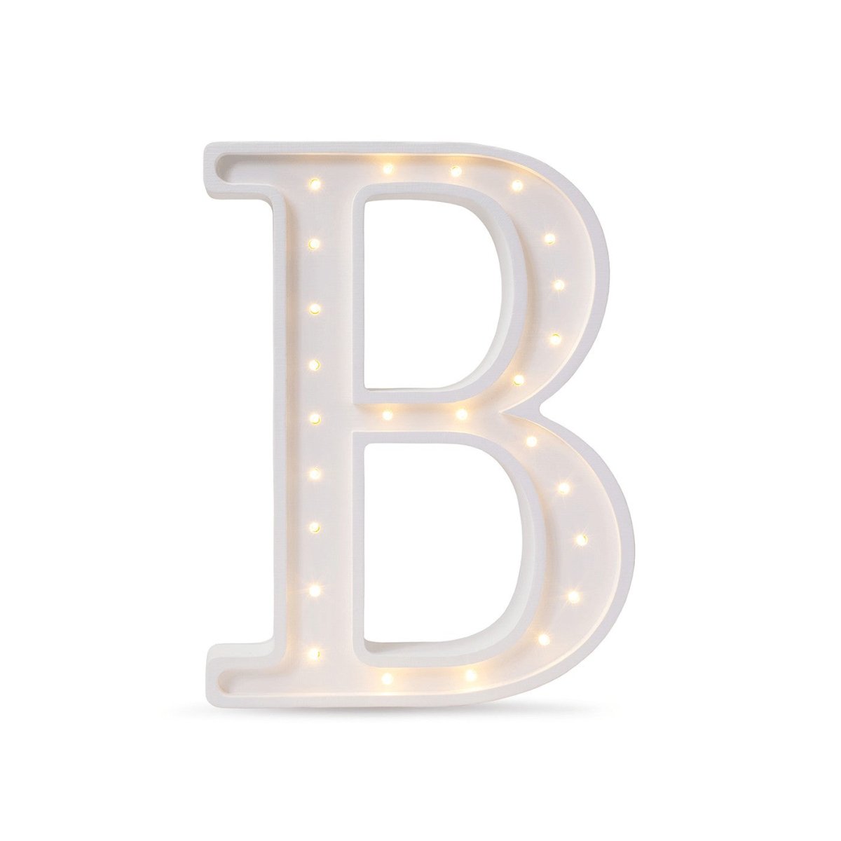 Handmade Wooden Night Light (Letter B) - Tiny Tugz™