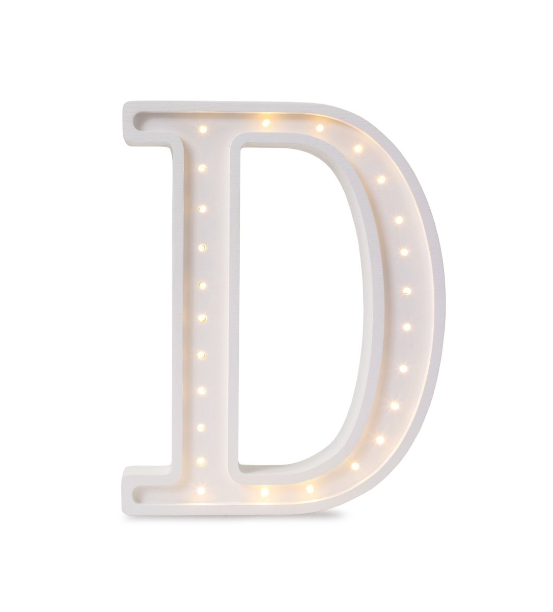 Handmade Wooden Night Light (Letter D) - Tiny Tugz™