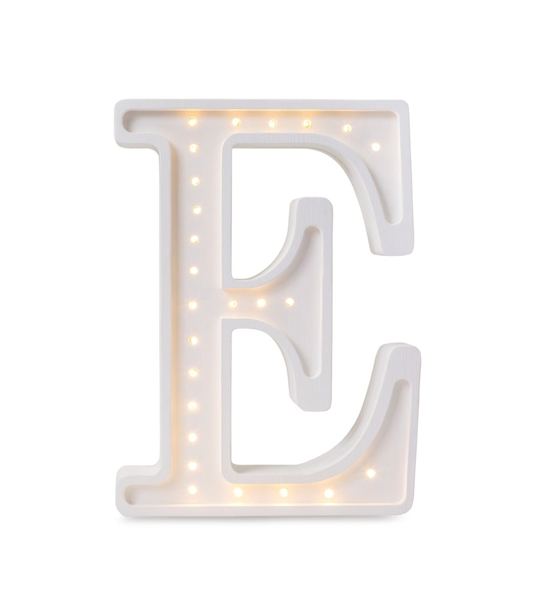 Handmade Wooden Night Light (Letter E) - Tiny Tugz™
