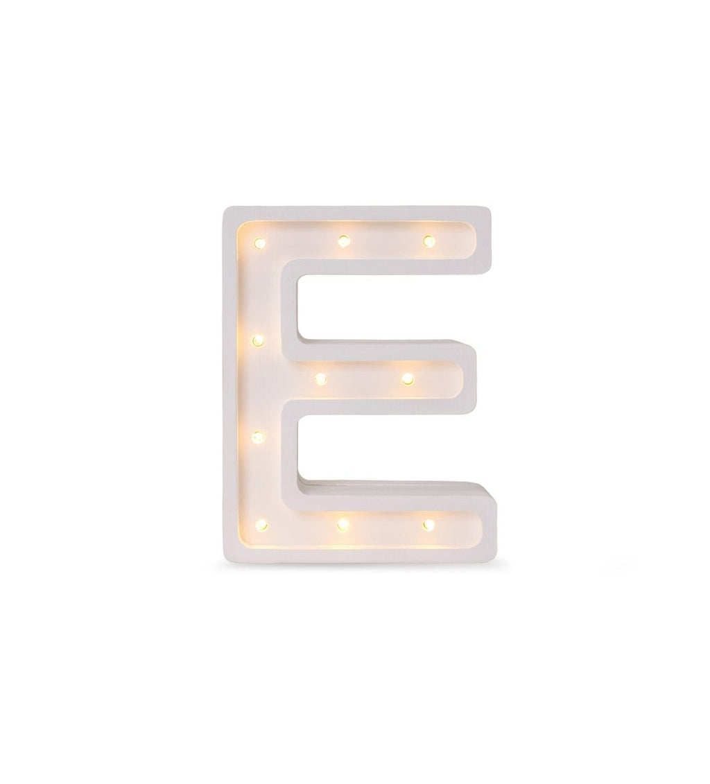 Handmade Wooden Night Light (Letter E) - Tiny Tugz™