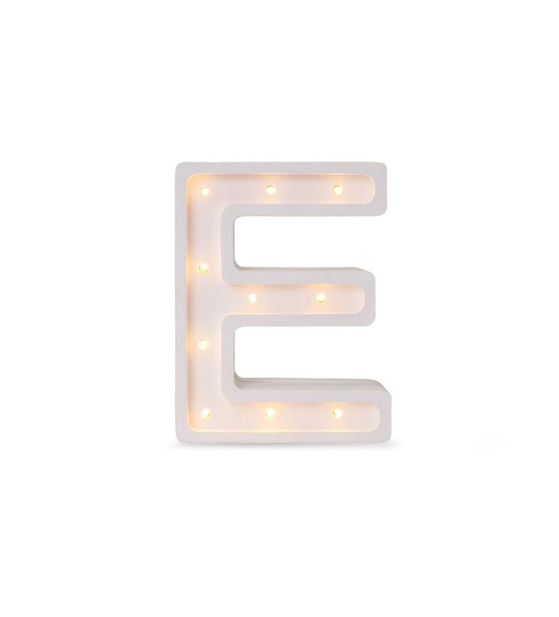 Handmade Wooden Night Light (Letter E) - Tiny Tugz™