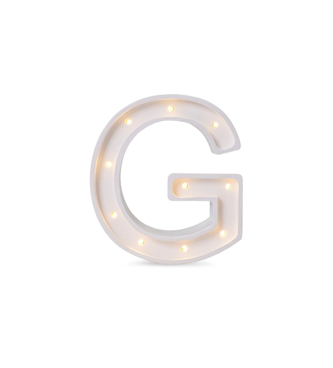Handmade Wooden Night Light (Letter G) - Tiny Tugz™