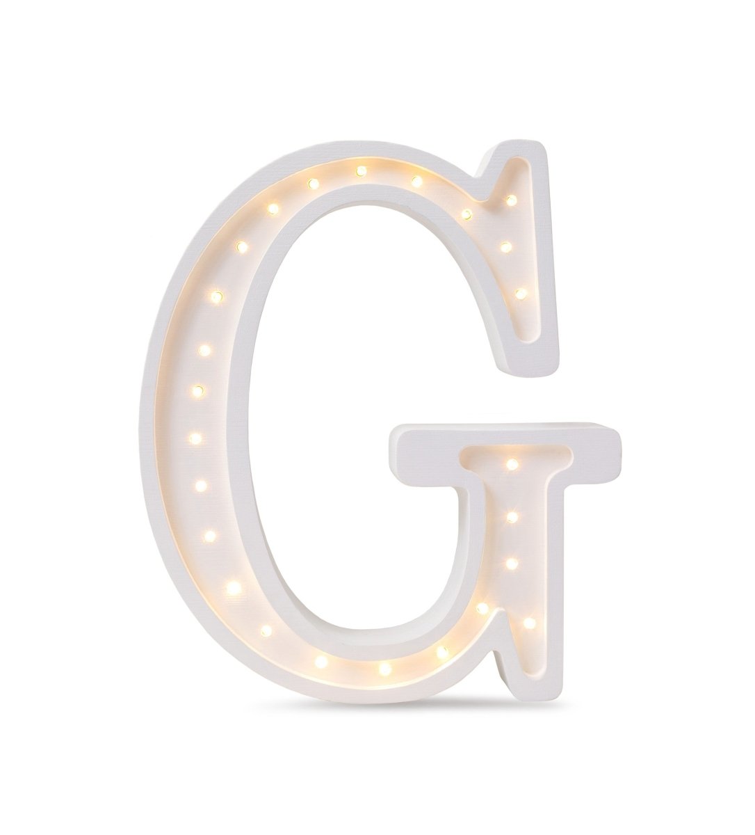 Handmade Wooden Night Light (Letter G) - Tiny Tugz™