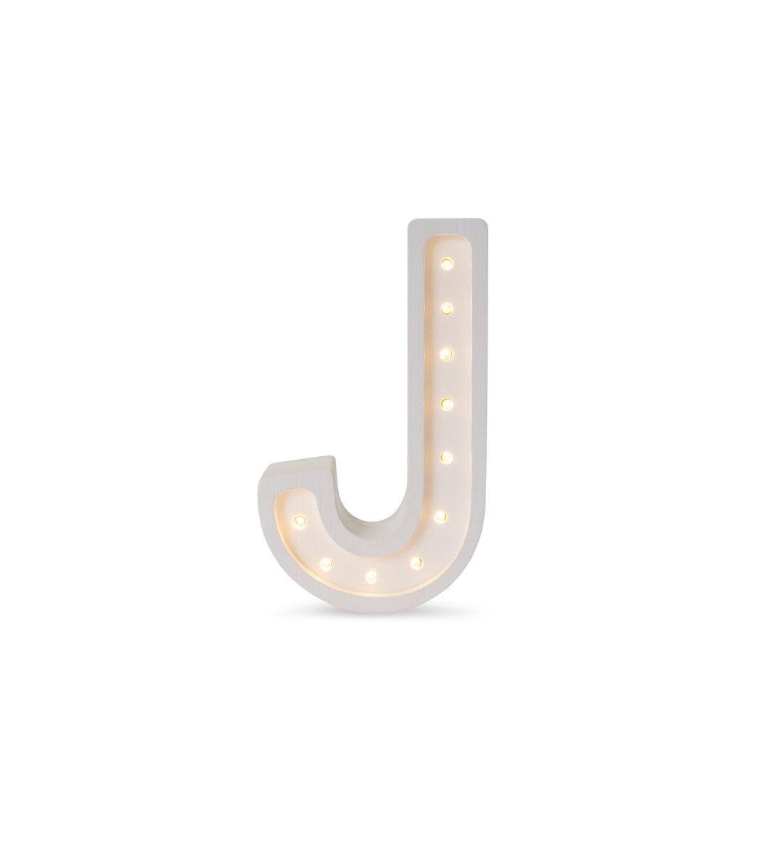 Handmade Wooden Night Light (Letter J) - Tiny Tugz™