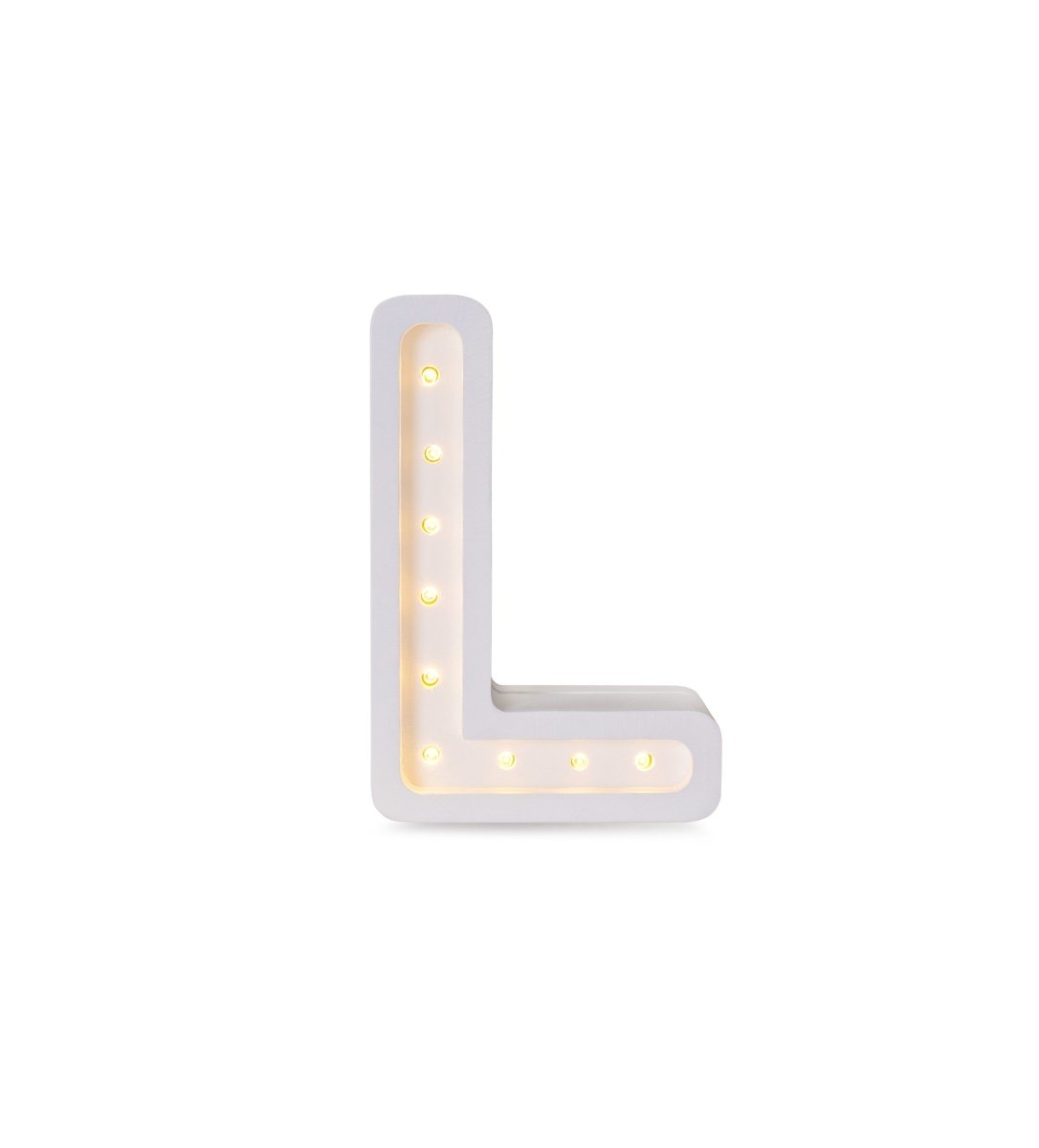 Handmade Wooden Night Light (Letter L) - Tiny Tugz™