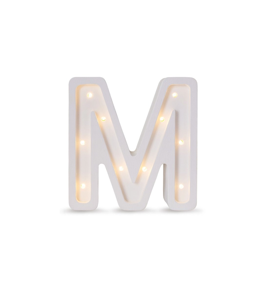 Handmade Wooden Night Light (Letter M) - Tiny Tugz™