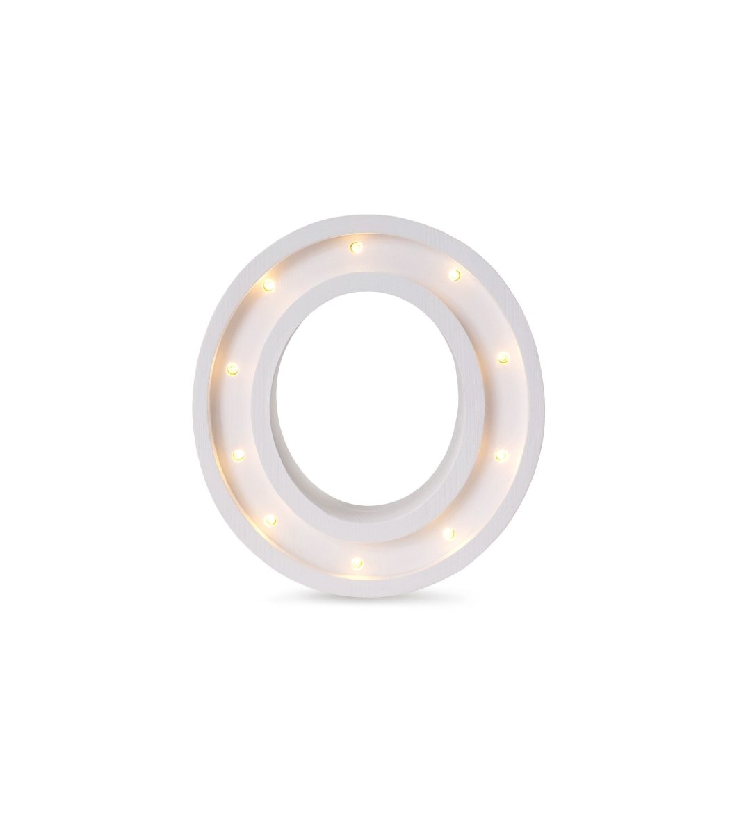 Handmade Wooden Night Light (Letter O) - Tiny Tugz™