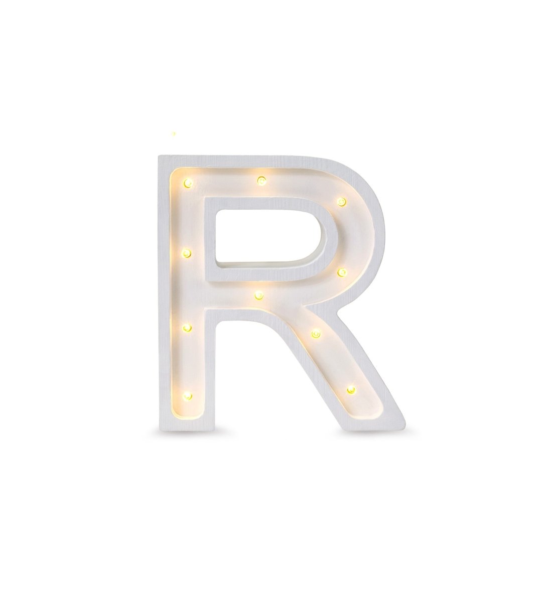 Handmade Wooden Night Light (Letter R) - Tiny Tugz™